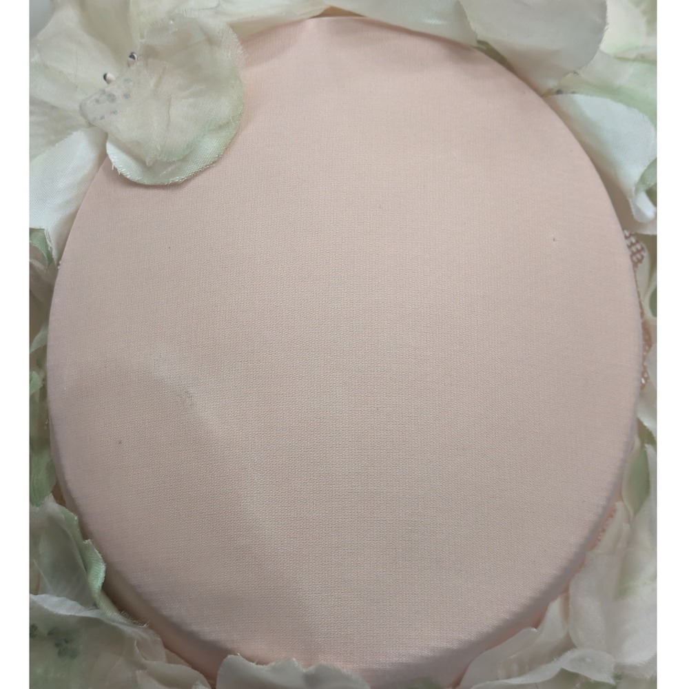 Vintage 1950s Floral Blossom Pillbox Hat – Pastel Pink & Mint Silk Petals – - Picture 4 of 11